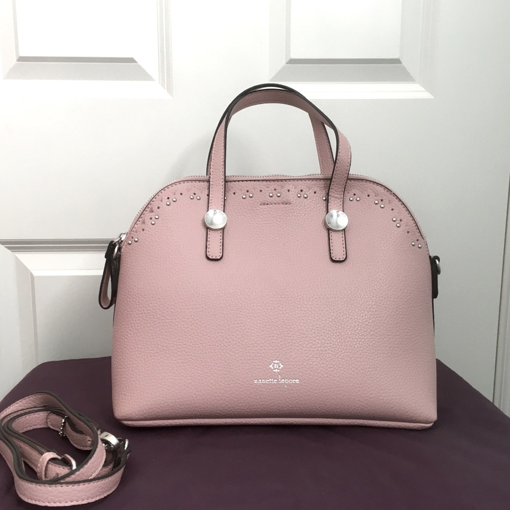 Nanette Lepore Blush Dome Handbag Crossbody